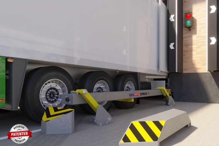 Lancering Stertil Dock Products COMBILOK G2 automatisch vrachtwagen blokkeersysteem