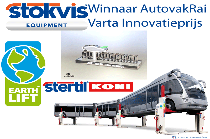 Stertil wint Varta Innovation Award op Autovak RAI Amsterdam 2011 met Stertil-Koni EARTHLIFT